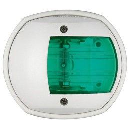 Luce di via in policarbonato bianco Luce verde 112,5° 80x42x70mm