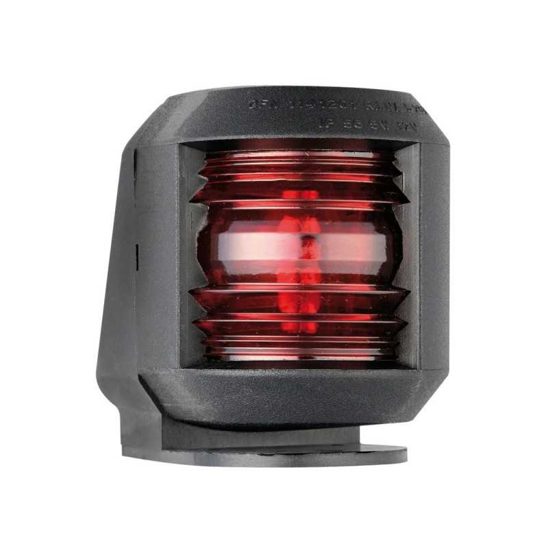 Fanale di via Utility Compact Rosso 112,5° sinistro 12V 5W Nero