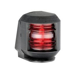 Fanale di via Utility Compact Rosso 112,5° sinistro 12V 5W Nero