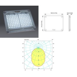 Quick Plafoniera LED Action 5W 12V Bianca Naturale 3800-4100K 314lm