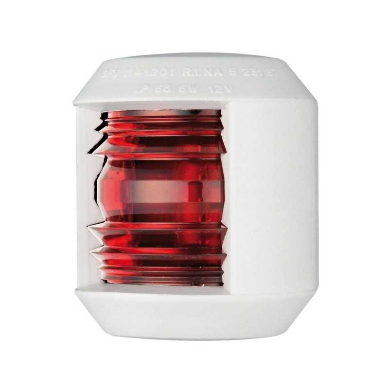 Fanale di via Utility Compact Rosso 112,5° sinistro 12V 5W Bianco