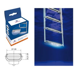 Luce per scaletta gradino standard 38mm 2pz Luce Blu OS1326501