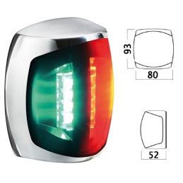 Fanale di via Sphera III a LED 112,5° e 112,5° bicolore 12/24V 2,8W