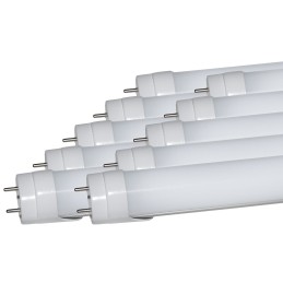 Tubo LED T8 60cm 9W 4000-4500K Naturale 850lm Satinato Min 10Pz