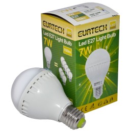 Lampadina LED 7W 240V E27 6000K-6500K 550Lm Min 10Pz ET27561212