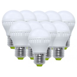 Lampadina LED 3W AC100-240V E27 6000K-6500K 220lm Min 10Pz ET27561203