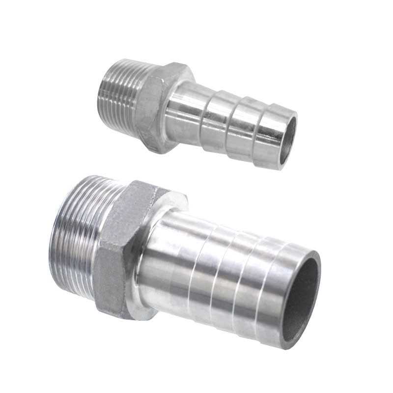 Portagomma maschio 50mm in acciaio inox Filetto 2 pollici N81837628346