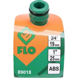 FLO Connettore ABS per tubi di irrigazione 25/19mm N40737601702