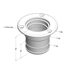 Tappo Imbarco Galaxy Diesel 50mm in ABS bianco TRN3074050