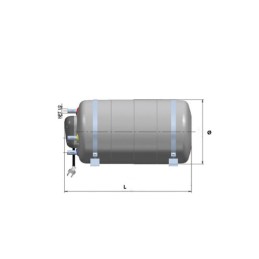 Boiler Isotemp Volume 25lt 6Bar Resistenza 230V 750W FNI2400525