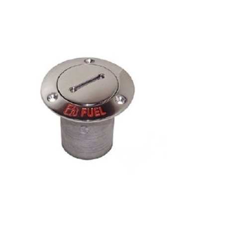 Tappo Imbarco Fuel 38mm in acciaio inox Aisi 316 con chiave