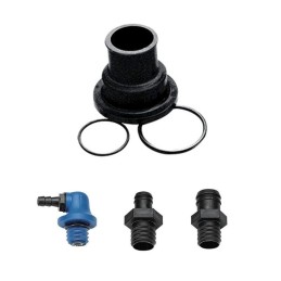 Kit imbarco carburante con bocchettone da 38mm dritto e raccordi