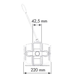 Pompa a Mano Doppio Effetto portata media 1.3Lt/ciclo FNIP11724