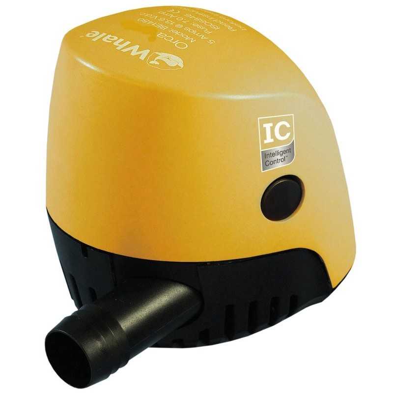 Pompa di sentina WHALE Orca automatica 1300 GPH 12V 82l/min OS1655312