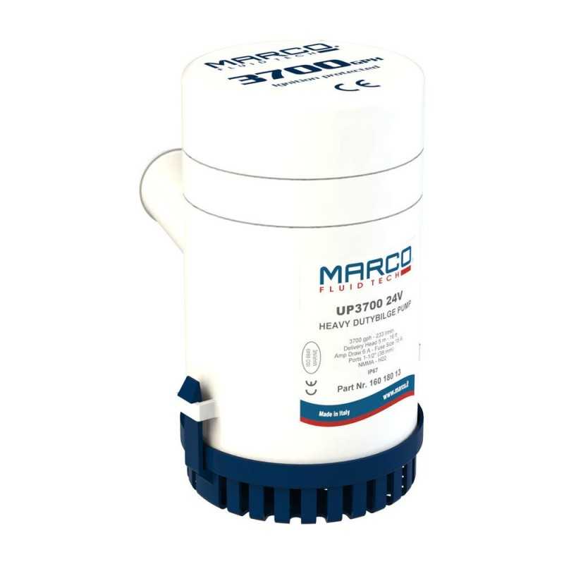 Marco UP3700 Elettropompa ad immersione 24V 6A Portata 230l/min