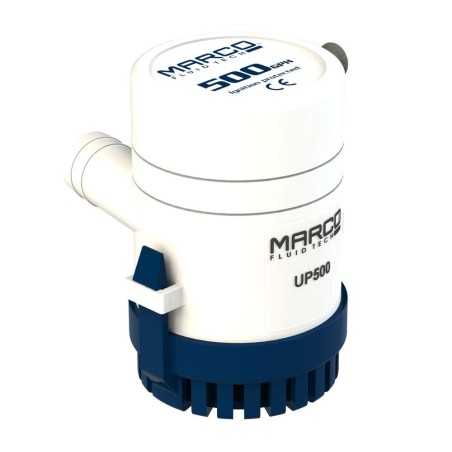 Marco UP500 Elettropompa ad immersione 12V 2,5A Portata 32l/min