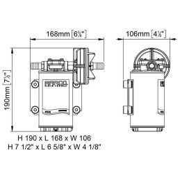 Marco UP9 Pompa per servizi gravosi 12l/min 24V 3A per travaso Gasolio