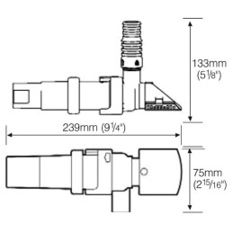 WHALE Pompa sentina ad immersione Smart 1100GPH 12V OS1636004