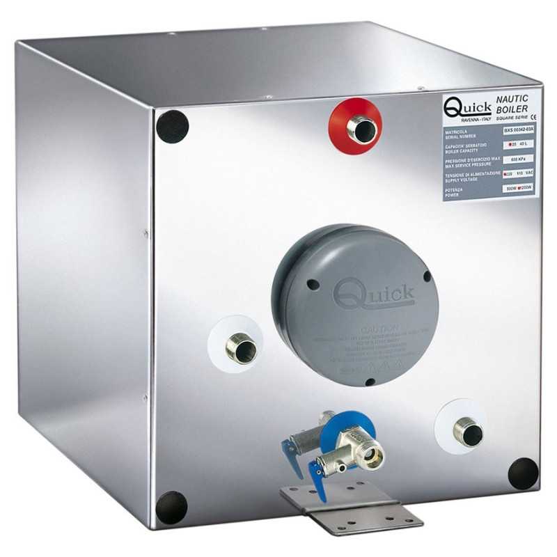 Quick Boiler BXS40 in Acciaio Inox 40lt 500W con Scambiatore QBXS4005S