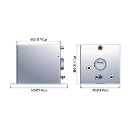 Quick Boiler BXS40 in Acciaio Inox 40lt 1200W con Scambiatore