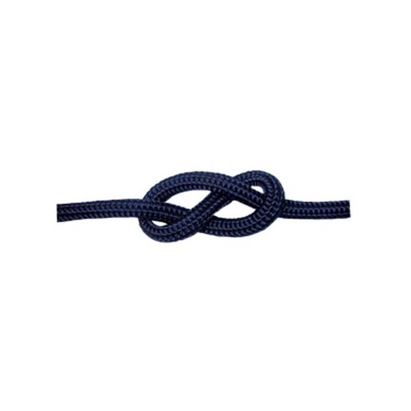 Bobina da 200mt Cima Ormeggio Doppia Treccia Blu Navy Ø8mm