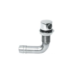 Sfiato carburante in acciaio inox Angolato 90° per tubo 16mm OS2028801