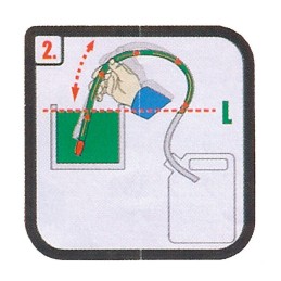 Pompa manuale travaso liquidi Tubo 13mm Portata 18l/min N80950300012