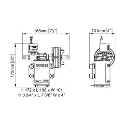 Marco UP3/E Autoclave con controllo elettronico 15l/min 12/24V 6/3A