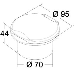 Box doccia Classic Evo con doccia Mizar Tubo 2,5mt Inox OS1525070