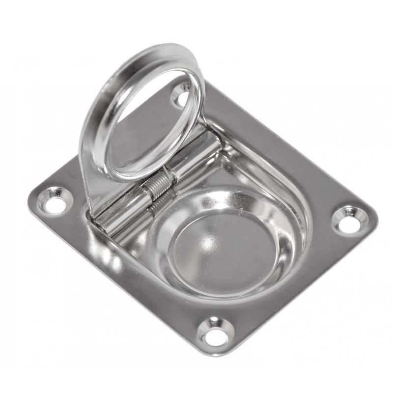 Alzapagliolo in acciaio inox con molla di ritorno 55x65mm N61441700595