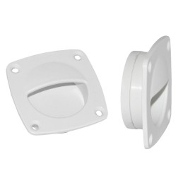 Alzapagliolo in plastica bianco con foro 44mm N61441704954