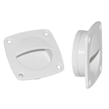 Alzapagliolo in plastica bianco con foro 44mm N61441704954