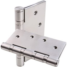 Cerniera in acciaio inox a coppia 102x102mm Spessore 2,5mm