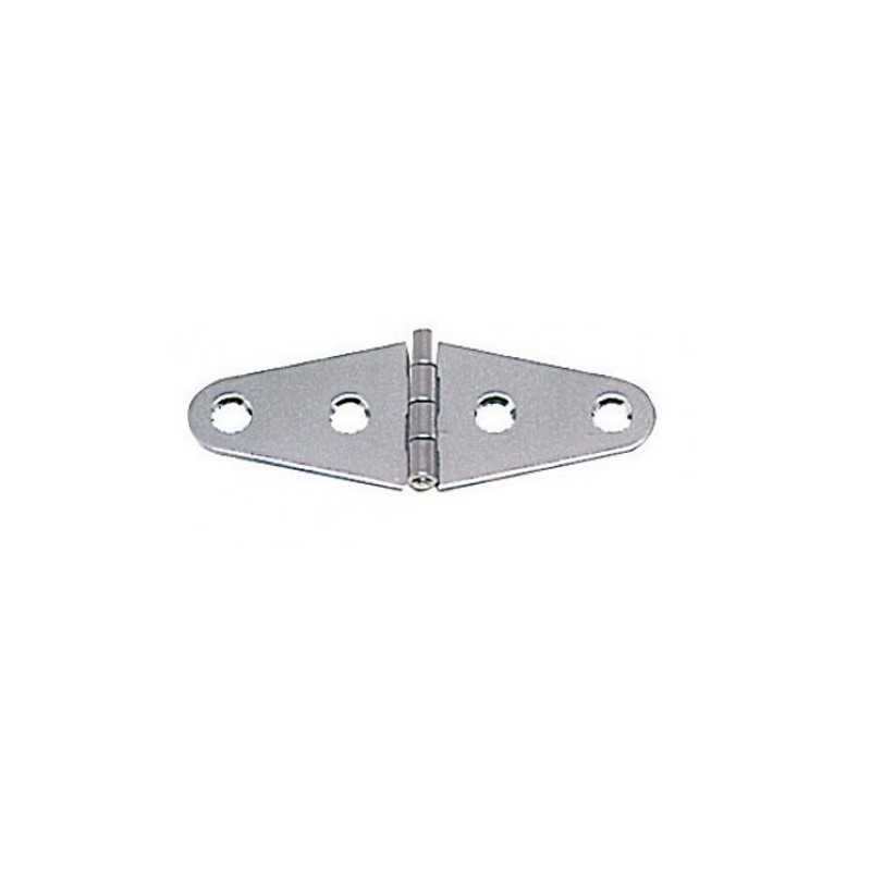 Cerniera in acciaio inox lucidato 101x38mm Spessore 1,7mm OS3846789