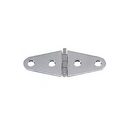 Cerniera in acciaio inox lucidato 101x38mm Spessore 1,7mm OS3846789