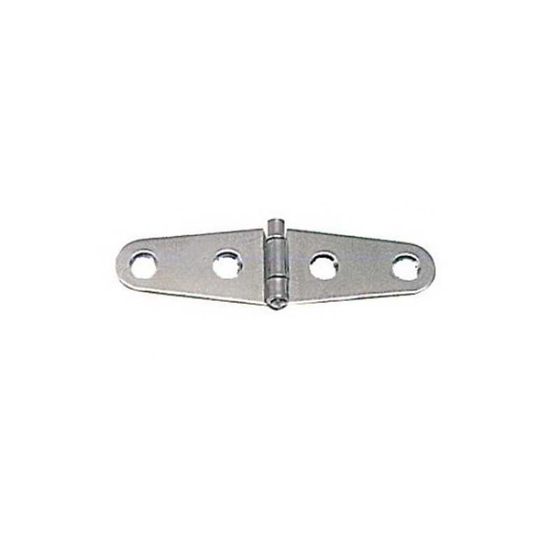 Cerniera in acciaio inox lucidato 101x27mm Spessore 1,7mm OS3846790