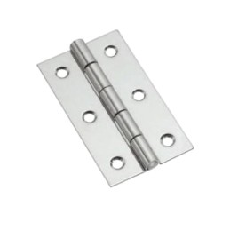 Cerniera stretta in acciaio inox perno fisso 70x40x1,2mm N60242240006