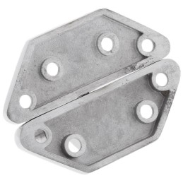 Cerniera Estraibile Inox AISI 316 per boccaporti e vano motore 67x73mm