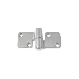 Cerniera inox sfilabile destra 100x50x5mm per porte e cofani amovibili