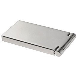 Cerniera a filo da incasso per portelli 100x50mm in inox OS3892503