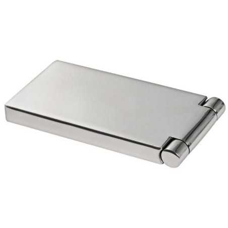 Cerniera a filo da incasso per portelli 100x50mm in inox OS3892503