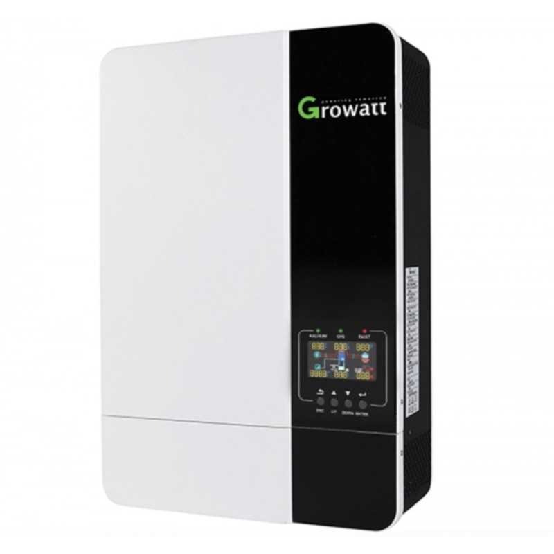 Growatt SPF 5000ES 5kW 48Vdc Inverter Ibrido monofase Off-grid