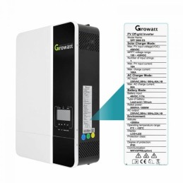 Growatt SPF 5000ES 5kW 48Vdc Inverter Ibrido monofase Off-grid