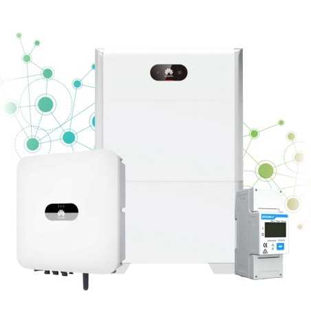 Accumulo Huawei 10kW Inverter 6kW Batteria 10kW e Meter 100A