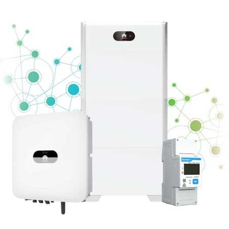 Accumulo Huawei 15kW Inverter 4kW Batteria 15kW e Meter 100A