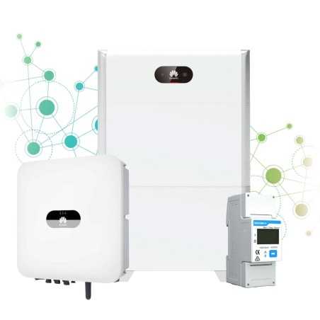 Accumulo Huawei Inverter 3.68kW Batteria 10kW e Meter 100A