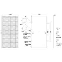 JA Solar JAM72S30-550/MR 550Wp Pannello 41.96Vmp MBB Half-cell 16pz