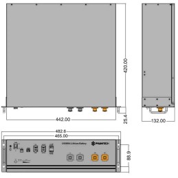 Pylontech US3000C 3.5kWh LiFePO4 Modulo Batteria al Litio LiFePo4