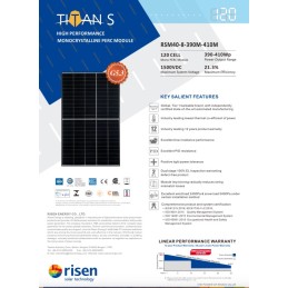 Risen RSM120-8-410M-B-TW 410W Modulo Monocristallino min 8pz