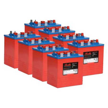 Rolls S320 Serie 4000 Banco Batterie 48 Volt 15.36 kWh C100